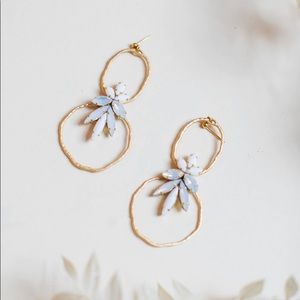 Hushed Commotion Magdalena Hoop Earrings Gold
